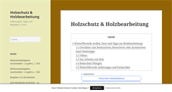 Desktop Screenshot of holzschutz-holzbearbeitung.de