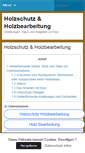 Mobile Screenshot of holzschutz-holzbearbeitung.de