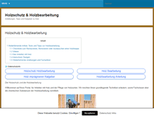Tablet Screenshot of holzschutz-holzbearbeitung.de